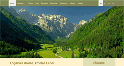 Desktop Screenshot of lenar.si